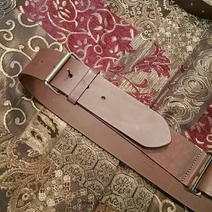 Burberry belt brown leather